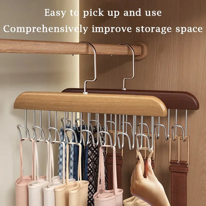 1/6pcs Women Storage Bra Hanger Multifunctional Belt Hanger Sturdy & Durable Tie Belt Case For Beanie Scarfs Bra Closet Supplies [UND]