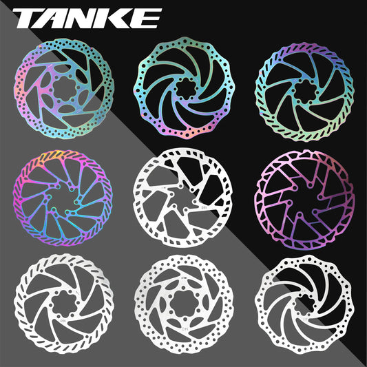 TANKE Bike Disc Brake 140 160 180 203 Rotors With Bolts Hydraulic Brake Road Mountain Bicycle MTB Oil Slick Rotor Bicycle Parts [CYC]