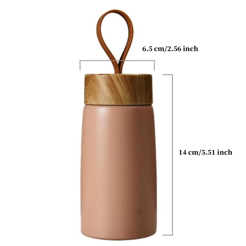 Insulated Coffee Mug 304 Stainless Steel Tumbler Water Thermos Vacuum Flask Mini Water Bottle Portable Travel Mug Thermal Cup [MUG]