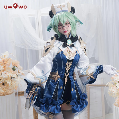 UWOWO Sucrose Cosplay Genshin Impact Cosplay Halloween Christmas Costume Sucrose Dress Retro Mechanical Style Outfit [COS]