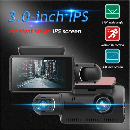 Dual Lens Dash Cam for Cars Black Box HD 1080P Car Video Recorder with WIFI Night Vision G-sensor Loop Recording Dvr Car Camera [CAR]