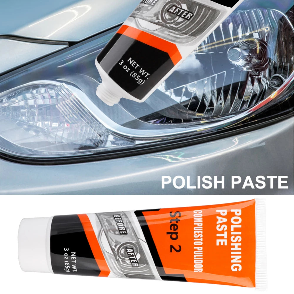 Car Headlight Restoration Polishing Kits Chemical Brightener Headlamp Repair Light Lens Polisher Cleaning Paste Refurbish Tool [CAR] [DTL]