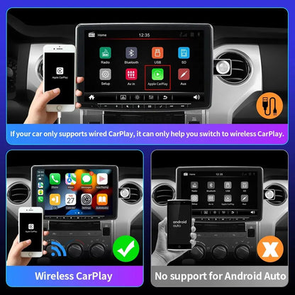 EKIY NEW Mini Carplay Wireless for Toyota Mazda Nissan Camry Suzuki Subaru Citroen Audi Mercedes Kia Ford Opel IOS15 Spotify BT [CAR]