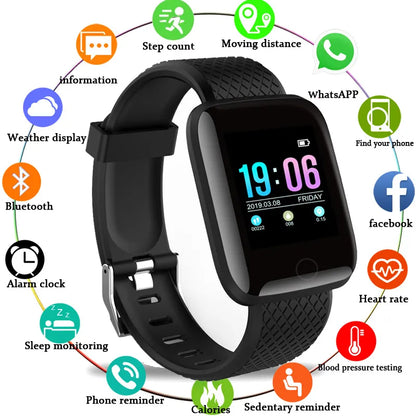 D13 Smart Watch Men Blood Pressure Waterproof Smartwatch Women Heart Rate Monitor Fitness Tracker Watch Sport For Android IOS [SWH]