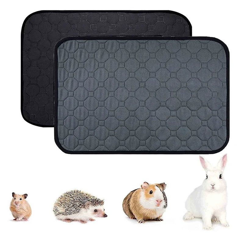 Rabbit Guinea Pig Cage Liner Small Pet Items Waterproof Anti Slip Bedding Mat Highly Absorbent Pee Pad for Hamsters Accessories [PET]