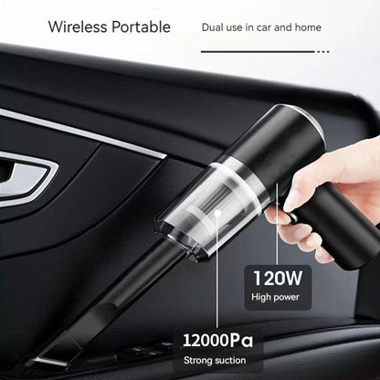 High Power Vacuum Cleaner, Mini Cordless, 2000PA Strong Suction, Rechargeable Portable Dust Collector, for Cars, Keyboard Gaps [CAR]