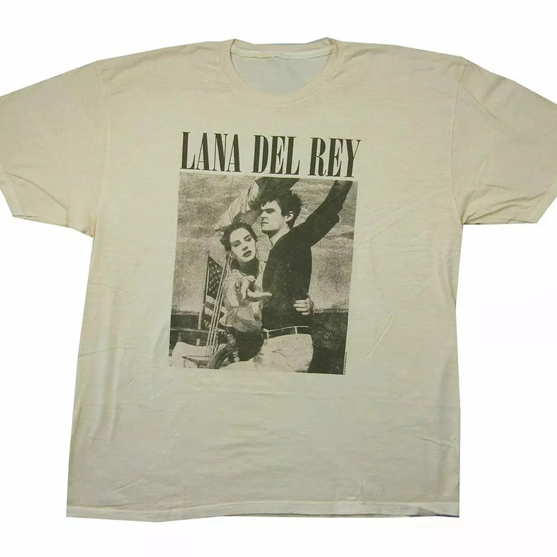 New Lana Del Rey Ldr Sailing Tan T-Shirt Cotton Tee Vintage Shirt Summer Unisex T-Shirt Harajuku Casual Women T-Shirt [TSH]