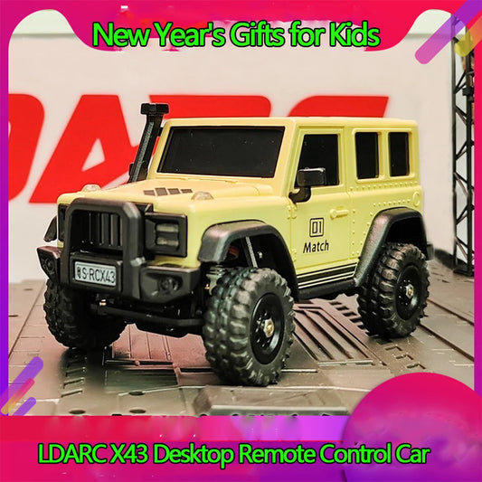 LDARC X43 RTR/BNR 1/43 Crawler RC Car full Time 4WD Remote control Mini Climbing Vehicle Toy desktop off Roader [TOYS]