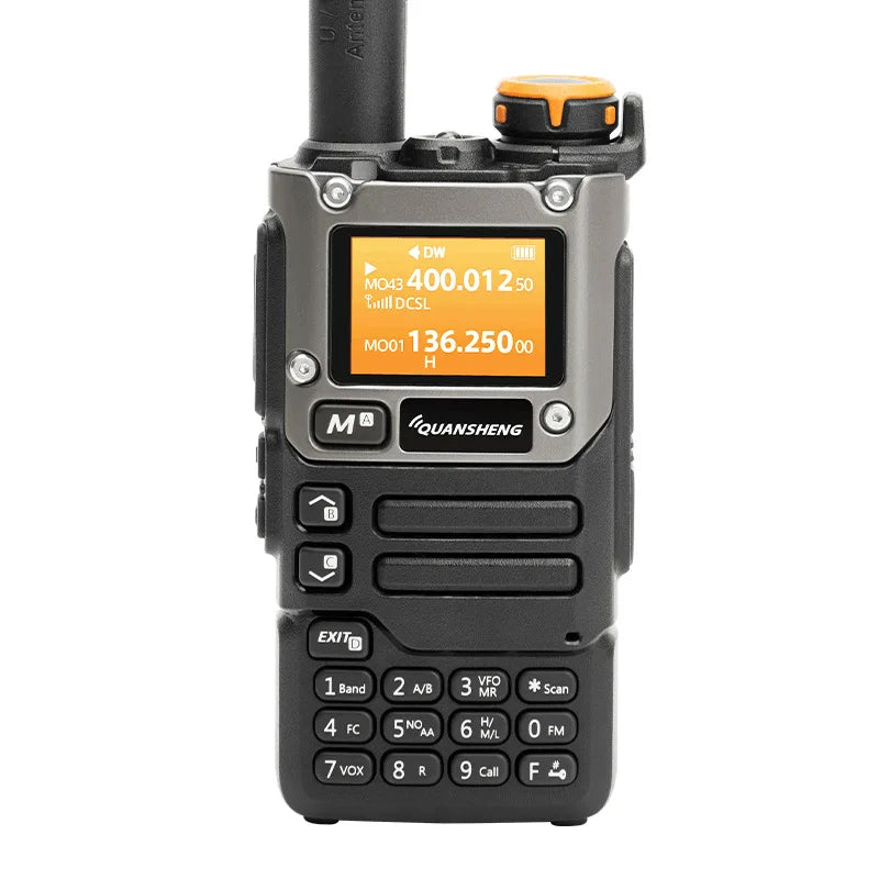 Quansheng UV-K6 Walkie Talkie 5W Air Band Radio Tyep C Charge UHF VHF DTMF FM Scrambler NOAA Wireless Frequency Two Way CB Radio [TEL]