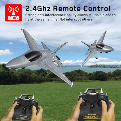 F16 4CH RC Plane 2.4G 6-Axis Falco Remote Control Aircraft One-key Aerobatic Fixed Wing F22 RC Fighter Model Foam Toys For Boys [TOYS]