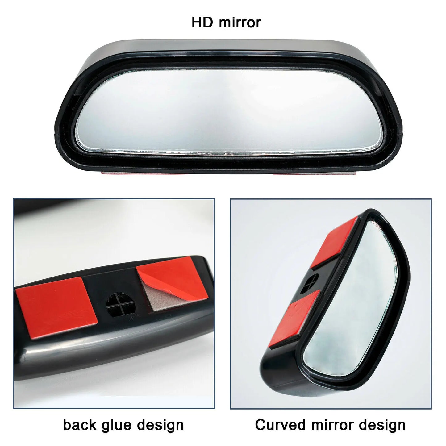 Universal Blind Spot Mirror Adjustable Car Towing Reversing Driving HD Glass UK Car Accessories Interior Parts Car Products [CAR]