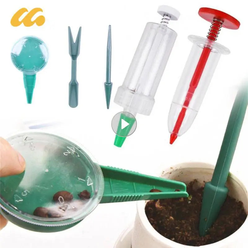 Mini Seeder Rapeseed Convenient Manual Seeder Needle Cylinder Planter Different Settings Plant Gardening Supplies Planting Tool [GAR]