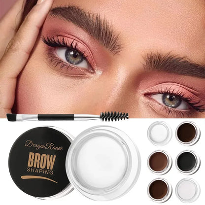 3D Wild Eyebrow Gel Wax Brow Styling Soap Waterproof Long Lasting Tint Eyebrows Enhancers Brows White Brown Makeup Cosmetic Tool [CSM]