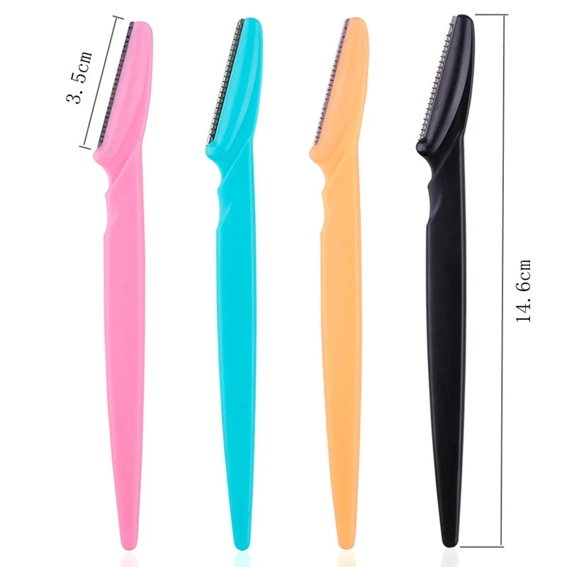 5/10/15Pcs Eyebrow Trimmer Makeup Tools Safe Eye Brow Razor Face Body Hair Removal Shaver Blades Woman Eyebrows Shaping Knife [HAI]