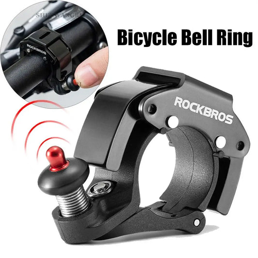 Stainless Bicycle Bell Ring MTB Cycling Horn Bike Handlebar Bell Crisp Sound Horn for Bicycle Safety Bike Accessories [CYC]