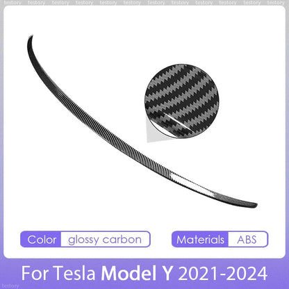 For Tesla Spoiler Model Y 2024 Accessories Spoilers Wings for Tesla Model 3 Highland 2024 Accessories 3/Y 2017-2024 ABS Material [BDK]