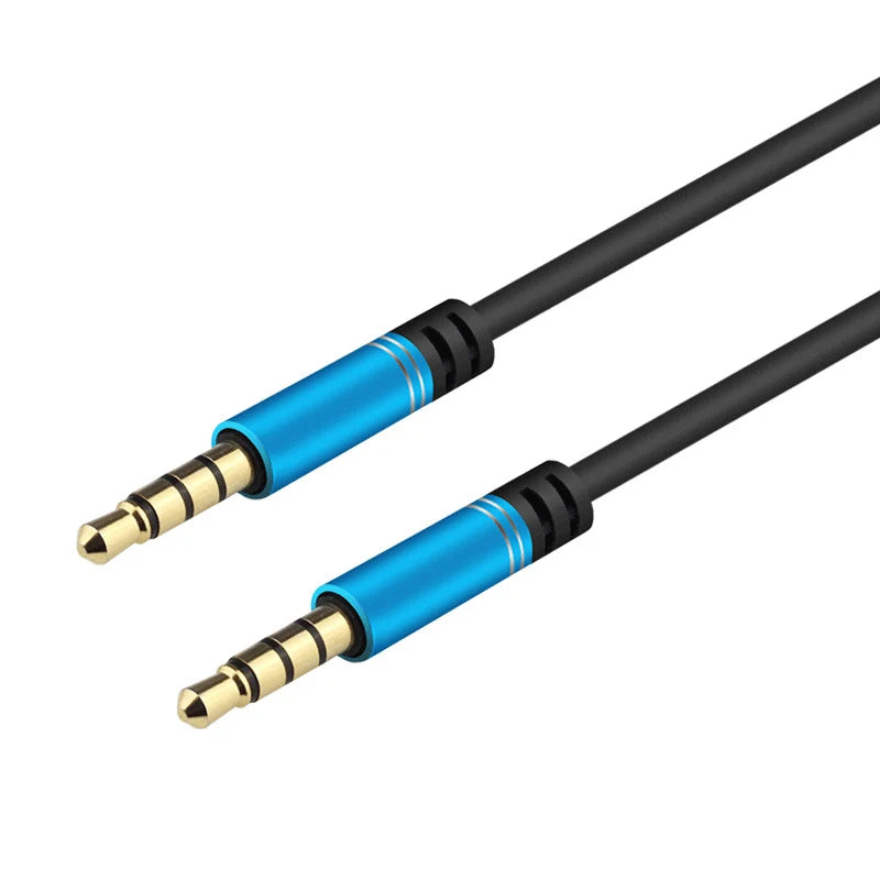 HiFi AUX Cable 3.5mm Audio Speaker Cable 3.5 Jack For Guitar Gold-Plated Auxiliary Car Headphone Cable [CAR]