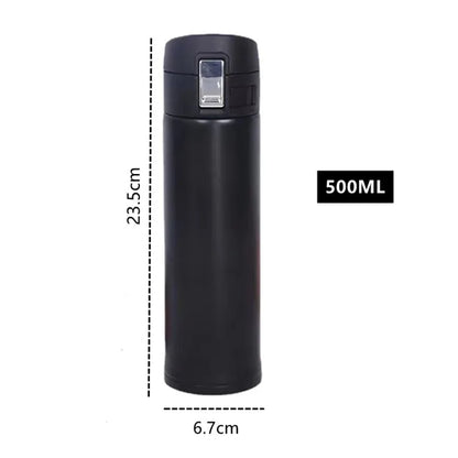 Fashion 500ml Stainless Steel Insulated Cup Coffee Tea Thermos Mug Thermal Water Bottle Thermocup Travel Drink Bottle Tumbler [MUG]