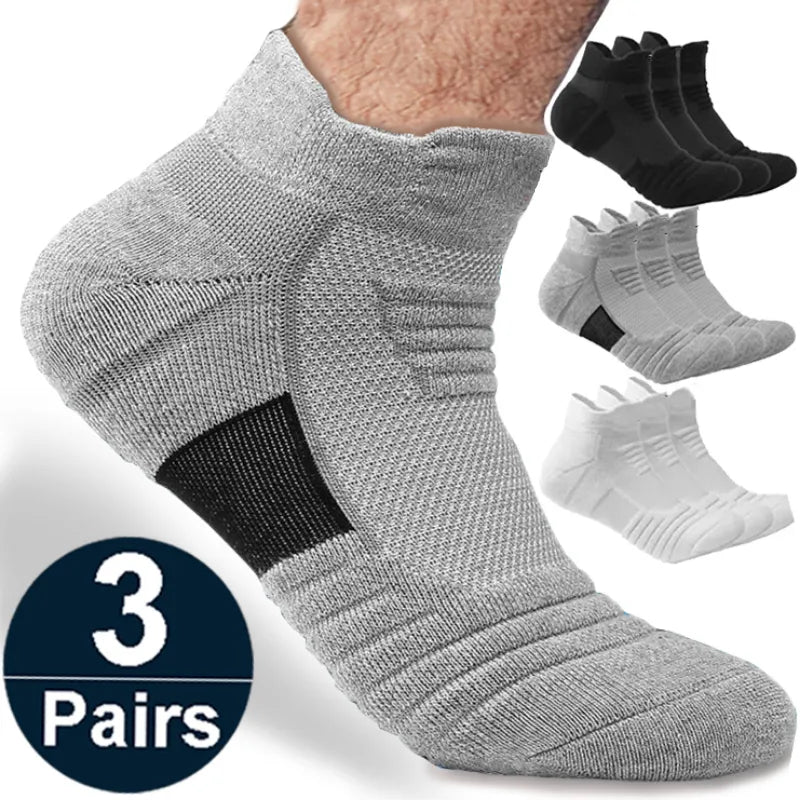 Anti-slip Football Socks Men Women Cotton Sock Short Long Tube Soccer Basketball Sport Socks Breathable Deodorous Socks 39-45 [SOX]