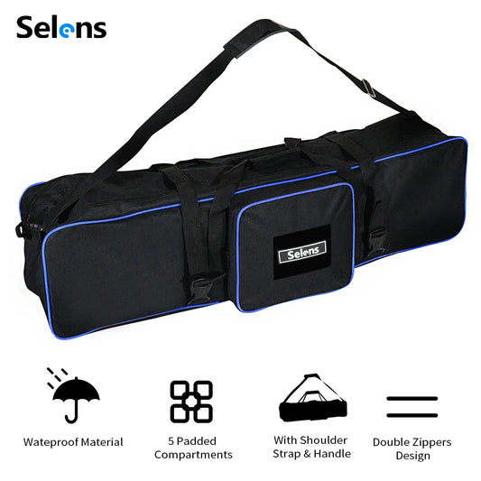 Selens 2024 Photography Equipment Padd Zipper Bag Extra Large For Light Stands Umbrellas Tripod Waterproof Fotografia Camera Bag [PHO]