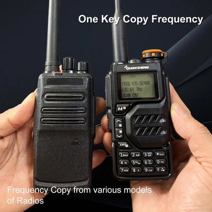 50-600MHz RX Walkie Talkie UV-K5 Quansheng VHFUHF 136-174MHz 400-470MHz RX TX Both DTMF VOX FM Air Band Wireless Freq Copy Radio [TEL]