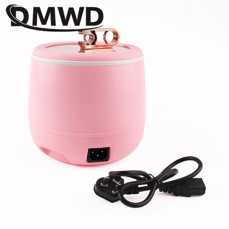 DMWD Multifunctional Electric Rice Cooker Hotpot Skillet Soup Porridge Stew Shabu Non-stick Ceramic Pot Food Meal Steamer Heater [HAP]