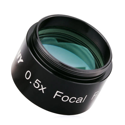 SVBONY Telescope 0.5X Focal Reducer/Telescope 1.25" C Mount Adapter Green Coated for Telescope Astrophotography [SPT]