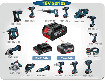 18V 10000mAh Ersatz Batterie für Bosch 18V Professionelle System Cordless Werkzeuge BAT609 BAT618 GBA18V80 21700 Zelle [BAT]