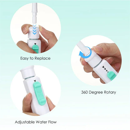 Dental Water Flosser Faucet Oral Irrigator Floss Dental Irrigator Portable Dental Water Jet Teeth Cleaning Mouth Washing Machine [DEN]