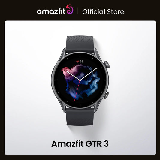 Global Version Amazfit GTR 3 GTR3 GTR-3 Smartwatch 1.39" AMOLED Display Zepp OS Alexa Built-in GPS Smart Watch for Android IOS [SWH]