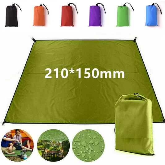 Tent Tarp Rain Sun Shade Hammocks Shelter Camping Survival Sun Shelter Picnic Awning Cover Waterproof Out Hiking Accessories [CAM]