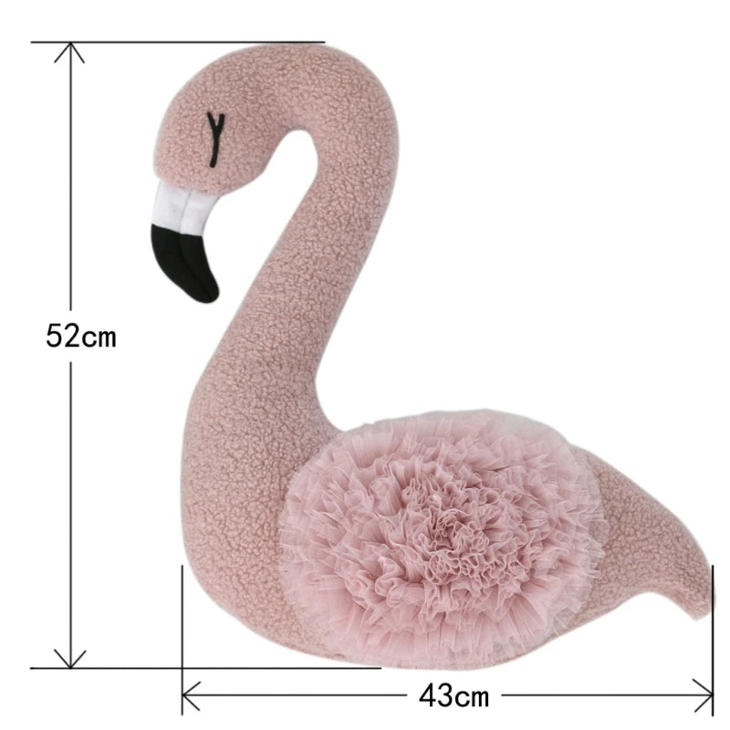 Newborn Baby Photography Props Floral Backdrop Cute Pink Flamingo Posing Doll Outfits Set Accessories Studio Shooting Photo Prop [PHO]