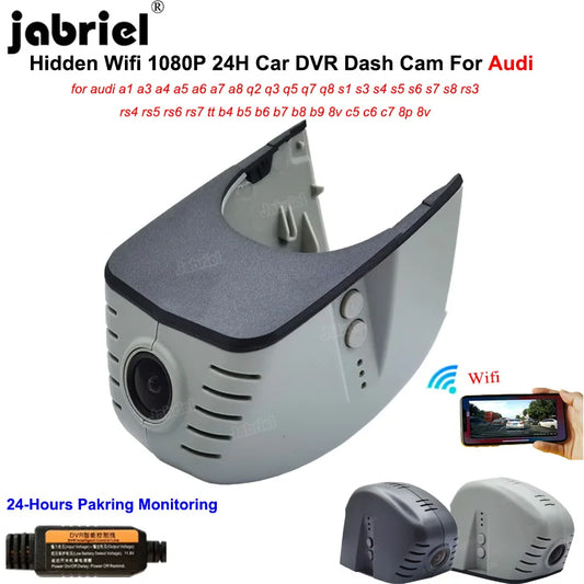 for Audi a3 a4 a5 a6 a7 a8 q2 q3 q5 q7 q8 s3 s4 s5 s6 s7 s8 rs4 rs5 rs7 tt b4 b5 b6 b7 b8 b9 8v c5 c6 c7 8p Car DVR Dash Cam 24H [CAR]