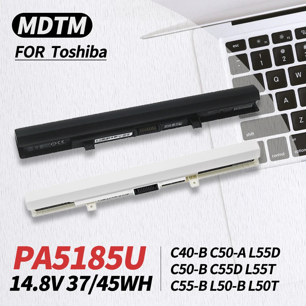 New PA5185U-1BRS Laptop Battery Compatible with Toshiba Satellite Laptop Notebook P/N:PA5184U-1BRS PA5186U-1BRS PA5195U-1BRS [BAT]