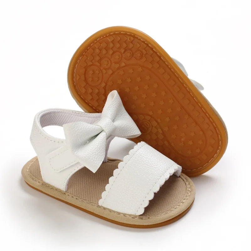 Summer Baby Sandals Non-slip Cloth Bottom Toddler Shoes Soft Baby Shoes First Walking Breathable Princess Shoes [SHO]