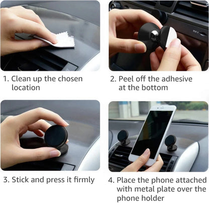 Magnetic Car Phone Holder Mobile Cell Phone Holder Stand Magnet Mount Bracket In Car For iPhone 13 12 Samsung Redmi Xiaomi [CAR]