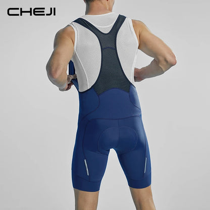 CHEJI Cycling Bib Shorts Men's Bike Gel Padded Pro Bicycle Pants quick dry [MEN]