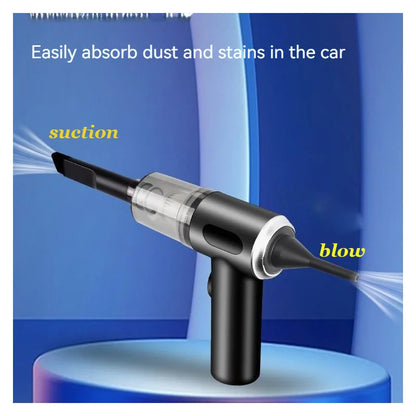 High Power Vacuum Cleaner, Mini Cordless, 2000PA Strong Suction, Rechargeable Portable Dust Collector, for Cars, Keyboard Gaps [CAR]