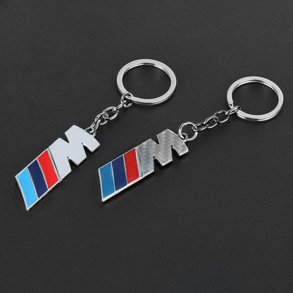 BMW Keychain Metal Emblem Style Keyring Car Motorcycle Accessories Fashion Gift For BMW M Performance M3 M5 M6 Power F10 F13 E30 [BDK]