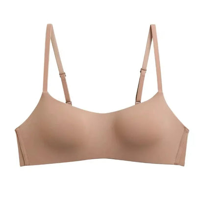 One Piece Sexy Bra Seamless Underwear with Thin Cups Gathered and No Steel Rings for Comfortable Breathable Tops Push Up Bra [BRA]