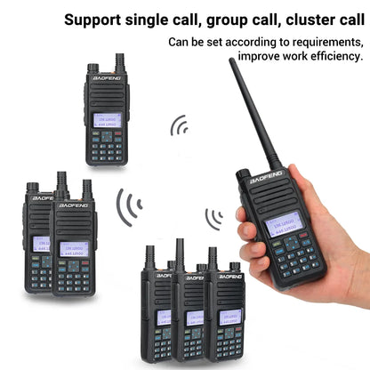 Baofeng DR 1801 Walkie Talkie DMR Radio Dual Band Dual Time Slot Digital Radio DMR 1801 Tier I & II Portable Two Way Radio [TEL]