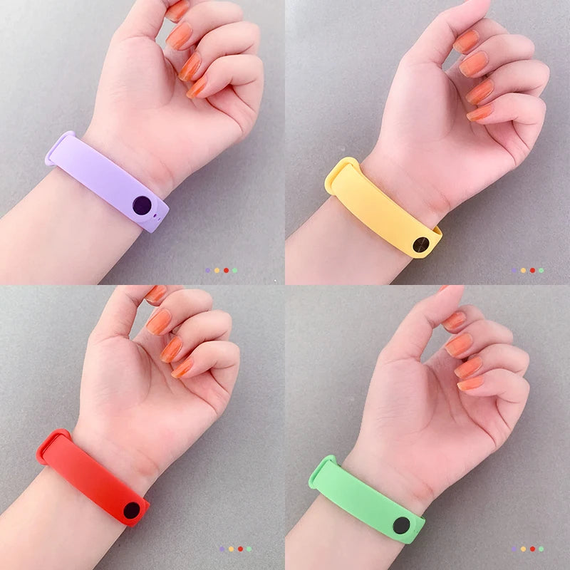 Strap For Xiaomi Mi Band 7 6 5 Bracelet Sport Silicone Wristband belt Replacement Smartwatch Xiao Mi Band 3 4 5 6 Strap [SWH]