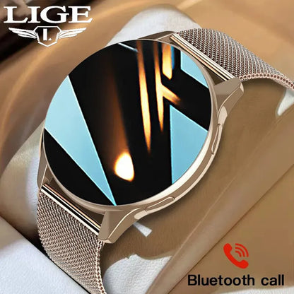 LIGE Men Smart Watch Women Heart Rate Blood Pressure Monitoring Bluetooth Call Smart Watches Men IP67 Waterproof Men Smartwatch [SWH]