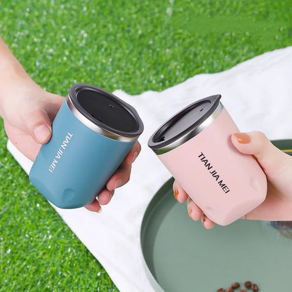 Stainless Steel Coffee Mug Leak-Proof Thermos Travel Thermal Vacuum Flask Insulated Cup Milk Tea Water Bottle Tumbler Drinkware [MUG]