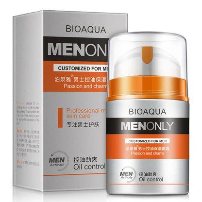 BIOAQUA Brand Men Skin Care Deep Hydrating Moisturizing Oil-control Whitening Face Cream Anti Wrinkle Anti-Aging Day Cream 50g [SKC]