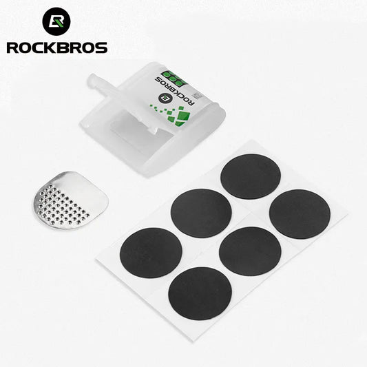 ROCKBROS No Glue Chip Bicycle Tire Repair Kit Mountain Bike Tire Repair Piece Thin Road Bike Available 1 piece Bike Accessories [SPT]