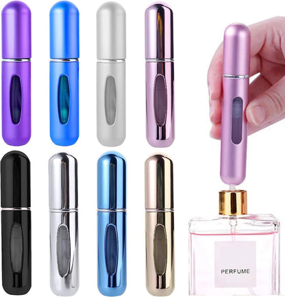 Refillable Mini Perfume Bottle Portable Cosmetic Bottle Spray Bottle Atomizer Spray Container Travel Refillable Bottles 8ml /5ml [CSM]