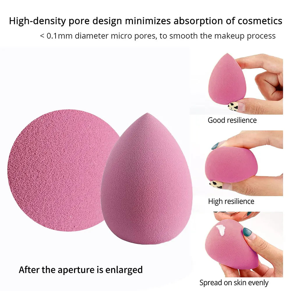 4/8pcs Makeup Sponge Blender Beauty Egg Cosmetic Puff Soft Foundation Sponges Powder Puff Women Make Up Accessories Beauty Tools [CSM]