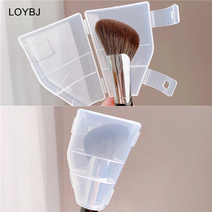 LOYBJ Face Contour Makeup Brushes Fan-shaped Professional Powder Blush Highlighter Bronzer V Face Silhouette Cosmetic Brush Tool [CSM]