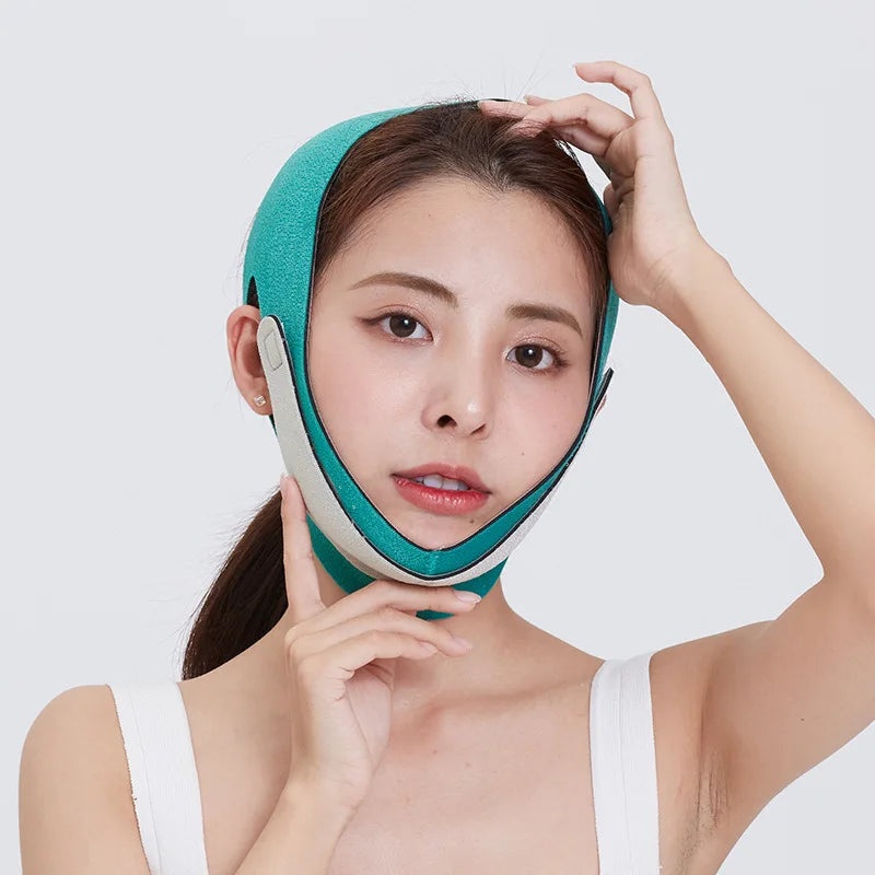 Face Chin Cheek Lift Up Slimming Slim Mask Ultra-thin Belt Strap Band Women Reduce Double Chin Skin Facial Massager Skin Care [SKC]